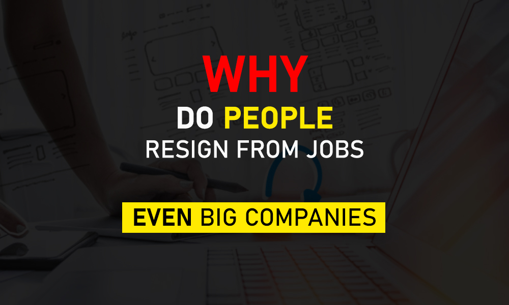 reasons for resignations, resignation from a job